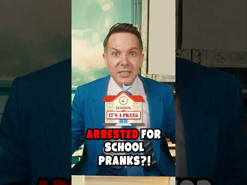 Can You Go To Jail For School Pranks?! #law #education