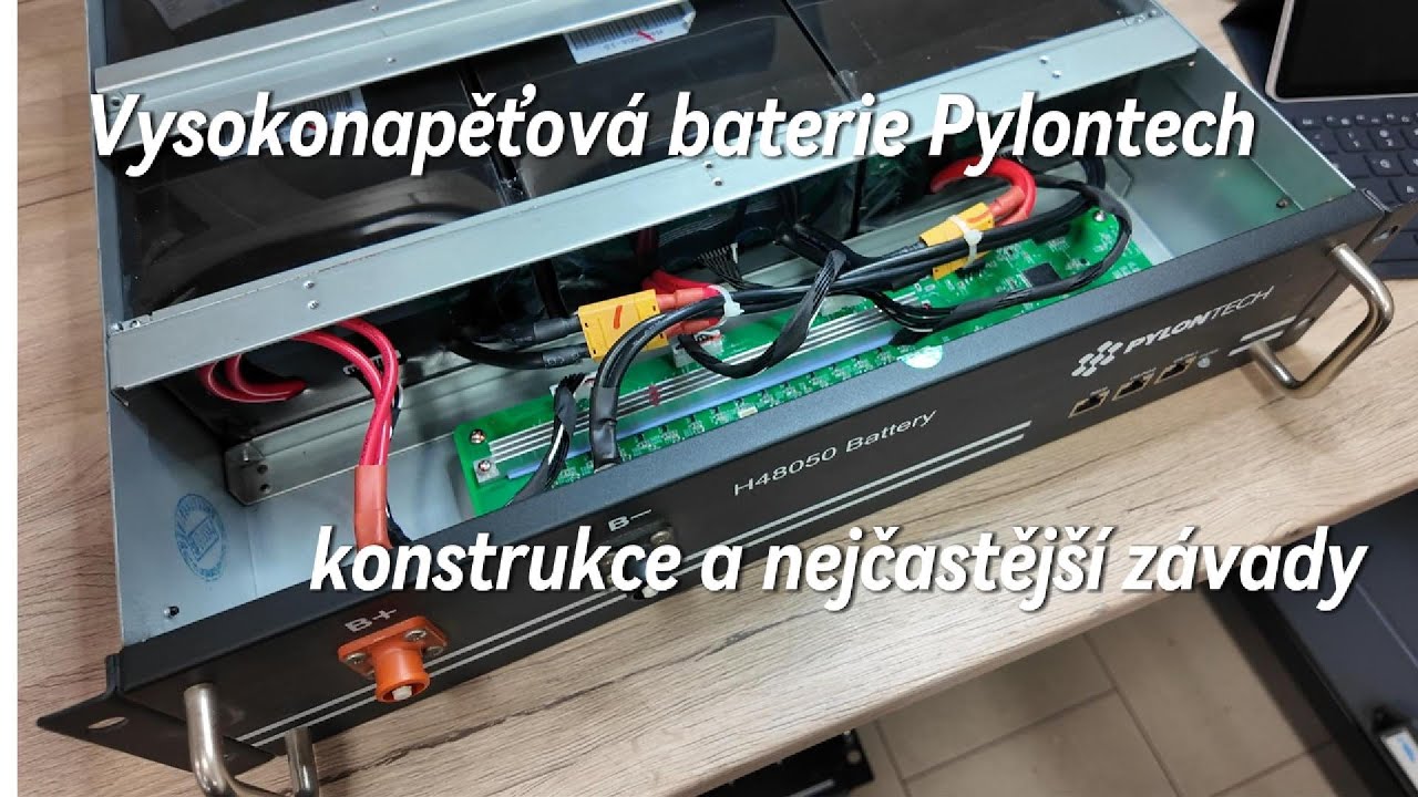 Pylontech HV baterie - smutná fakta o konstrukci, nejčastější závady, diagnostika a reálný test