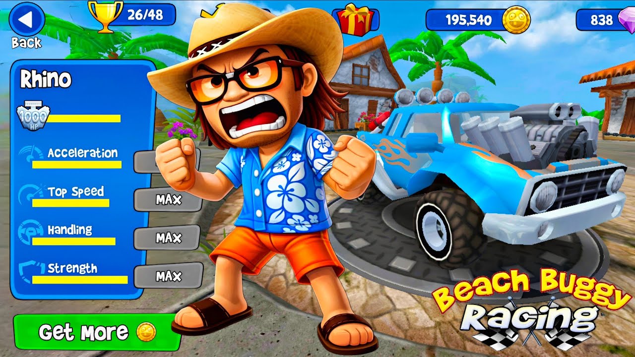 Beach Bro vs 1000 HP Rhino (DESTROYED!) — Beach Buggy Racing 2014 ...