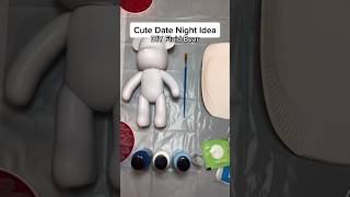 Have you tried the trendy DIY Fluid Bear painting? #datenightideas #diycrafts #shorts screenshot 3