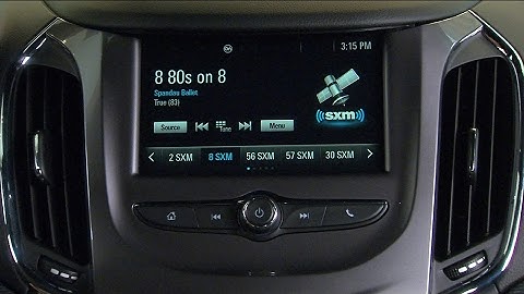 SiriusXM Basics: How to Listen with the GM MyLink Entry Radio