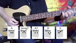 Video thumbnail of "BELL BOTTOM BLUES GUITAR LESSON - How To Play BELL BOTTOM BLUES By Eric Clapton"