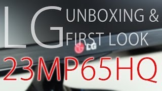 LG 23MP65HQ 'Bezel-less' IPS Monitor Unboxing + First Look
