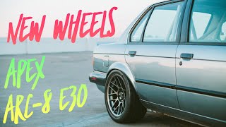 BMW E30 GETS NEW APEX ARC-8 WHEELS