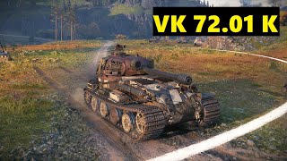 VK 72.01 K. Almost 10k dmg. 4 kills. World of Tanks Top Replays.