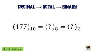 Problem 10 - Binary to Octal Conversion | Digital Electronics | Explained in Assamese