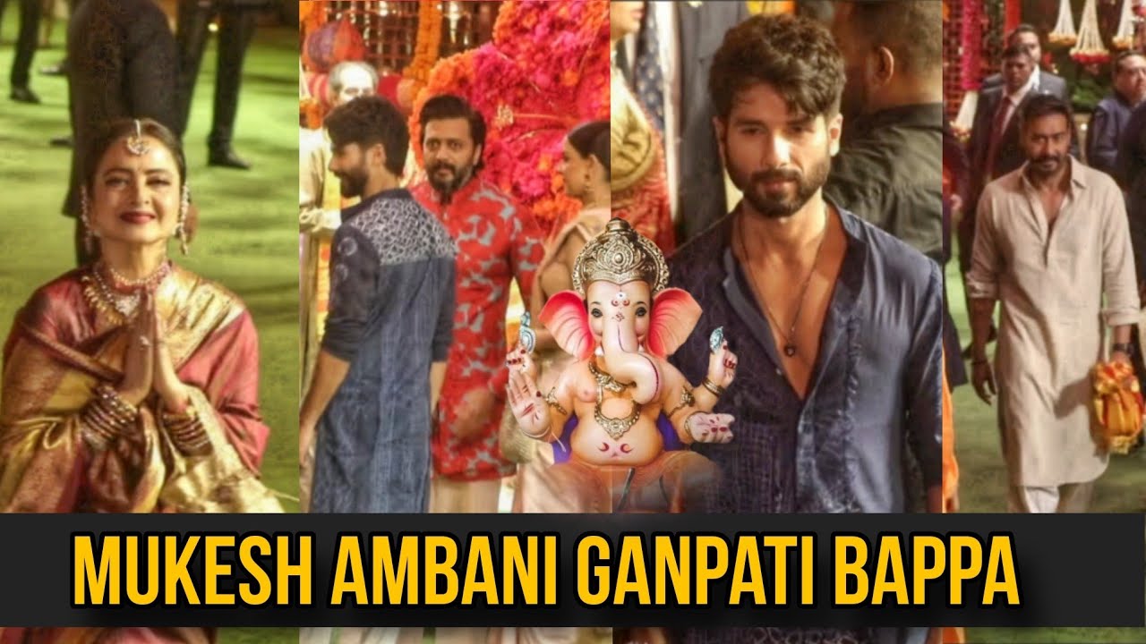 Biggest Ganapati Pooja At Mukesh Ambani Residence Antila