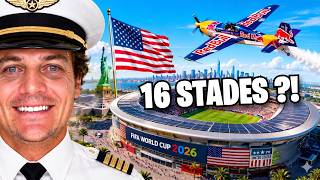 JE SURVOLE TOUS LES STADES DE LA COUPE DU MONDE 2026 (Flight Simulator)