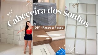 COMO FAZER UMA CABECEIRA DE CAMA - MODULADA - DIY