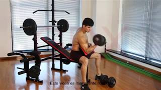 Banco Musculación Polea Alta