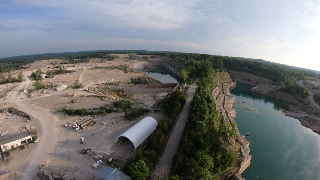 Sanders Quarry (In the movie Breaking Away)Powered Paraglider Flight