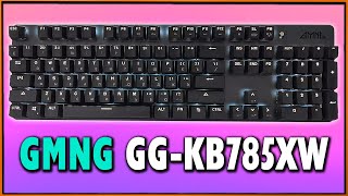 Приятная беспроводная механическая клавиатура GMNG GG-KB785XW на тактильных свитчах