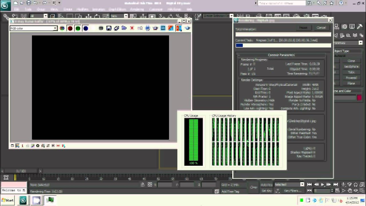 3D Max V-Ray Render Test 2 x Intel Xeon E5-2650 - YouTube