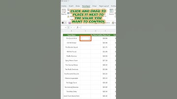How to Use Spin Buttons in Excel