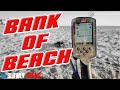 metal detecting on the beach with the Minelab Manticore