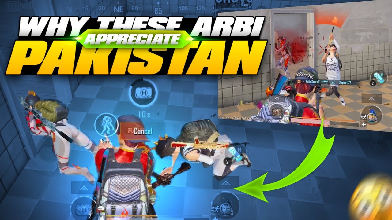 Arbi 🇸🇦 Pro Players Appreciate Pakistan 🇵🇰 😍 | FalinStar Gaming | PUBG MOBILE