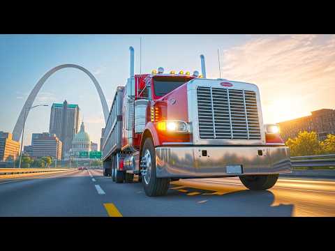 Chasing Sunsets In Missouri (american Truck Simulator)