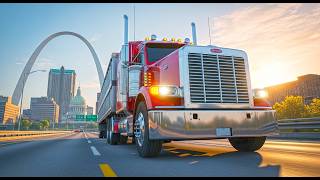 Chasing Sunsets in Missouri (American Truck Simulator)