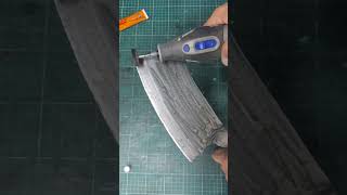 Turn 2$ Rusty Knife Into 2000$ Japanese Chef's Cleaver #beforeandafter #restoration #antique