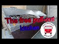 Free DIY outside pull-out camping kitchen in the Mercedes 814 LF8 fire truck in Germany | Feuerwehr