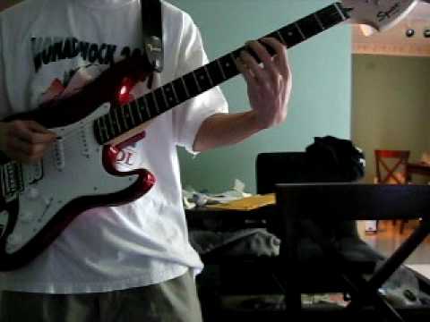 ZONE  (lead/rhythm guitar cover) Kuusou to Genjits...