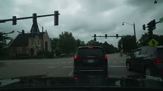 Geneva to I-88 Highway Sugar Grove (No Talk, No Music) 4K POV ASMR