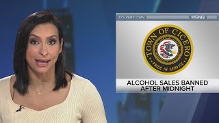 Cicero to ban alcohol sales after midnight