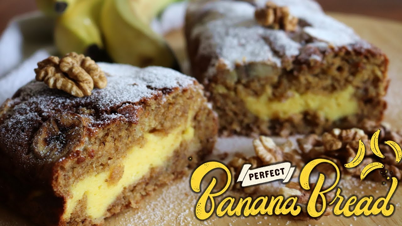 Γεμιστό Banana Bread! (μπανανόψωμο) 🍌