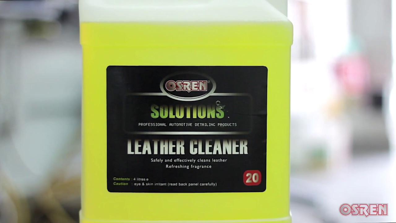 OSREN Leather Cleaner YouTube