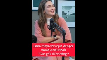 Luna Maya ketemu Ariel Noah di podcast #shorts #viral #lunamaya #arielnoah #noahband #noah