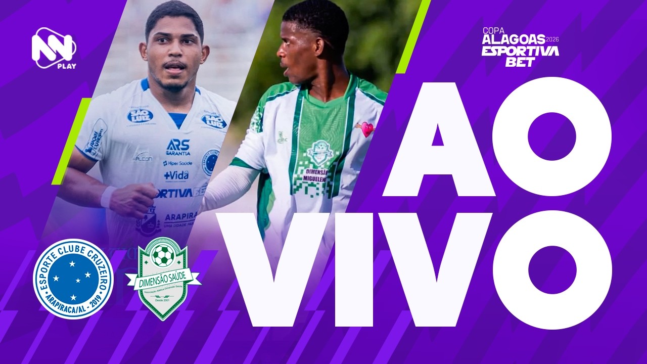 AO VIVO E COM IMAGENS | CRUZEIRO-AL X DIMENSÃO SAÚDE - 10/03/26 | COPA ALAGOAS 2026 | #LIVE