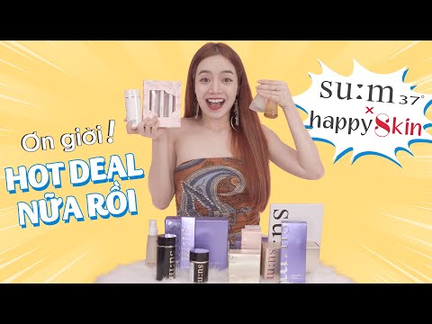 SALE KHỦNG đến 113% tất tần tật Su:m37 | Xác định lại cháy túi 😅 | HAPPY  SKIN