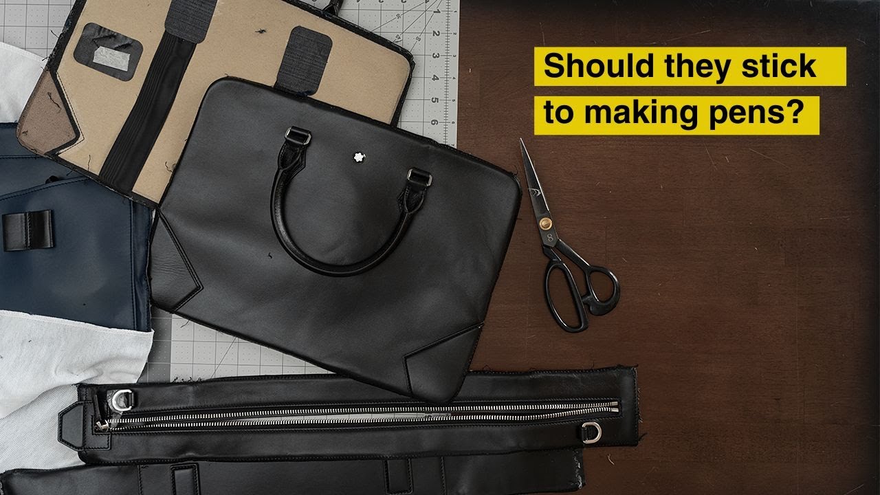 Продавец MONTBLANC сказал мне, что ЭТО кожа...