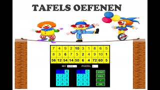 Tafels oefenen online met Tenner Grid screenshot 5