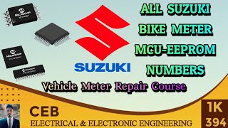 Suzuki Bike Speedometer MCU & EEPROM Codes – Full List | Suzuki meter