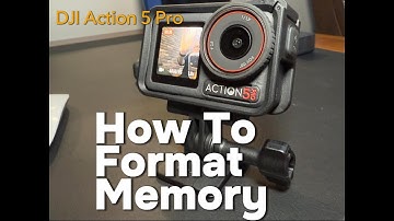 "How to Format Memory on Your DJI Action 5 Pro Camera"