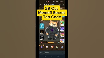 Memefi Secret Code 29 Oct | Memefi daily combo Reward Today| Memefi Daily Coin Code Today Oct 29