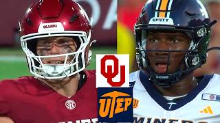UTEP vs #10 Oklahoma College Football Highlights Full Game 2026