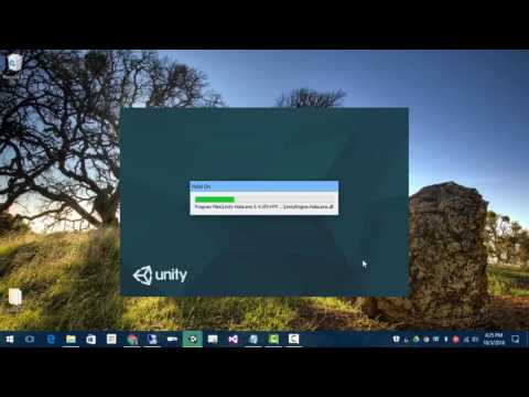 Loading the HoloLens Toolkit to Unity