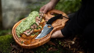 ForestCrafted Steak Filet Mignon With Mouthwatering Green Cheese Sauce!