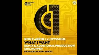 Ron Carroll, JoysSoul - What I Want (Eric Kupper Remix)