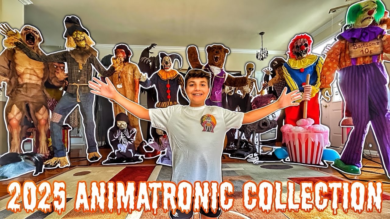 My Entire Halloween 2025 ANIMATRONIC COLLECTION! (20+ Animatronics)