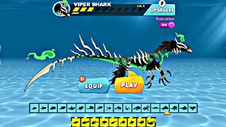 Hungry Shark Evolution New Shark - New Viper Shark By Fan Made - Hungry Shark Games 2024 All Sharks