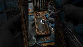 Rusty iPhone 17 Pro Max Restoration Gone PERFECT 😳📱 #beforeandafter #restoration