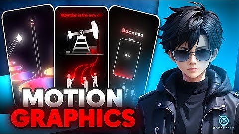 How to create "Motion Graphics" in just 2 minutes for Free🔥!!!