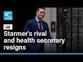 UK health secretary Wes Streeting resigns and is expected to challenge Keir Starmer's leadership