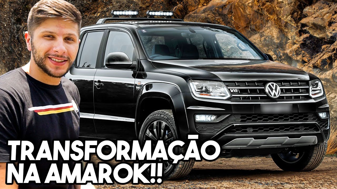 VW AMAROK V6 FICOU A-N-I-M-A-L!!😎🔥 TRANSFORMAÇÃO COMPLETA DEIXOU O INTERIOR DA PICKUP LUXUOSO!!