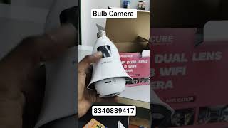 3mp dual lens bulb wifi camera in vizianagaram.