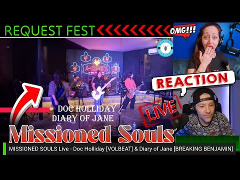 MISSIONED SOULS Live @J-COB'S - Doc Holliday/Diary of Jane [REACTION] LIVE ON REQUEST FEST