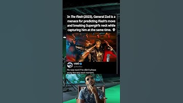 In The Flash (2022), General Zod is a menace for predicting flash